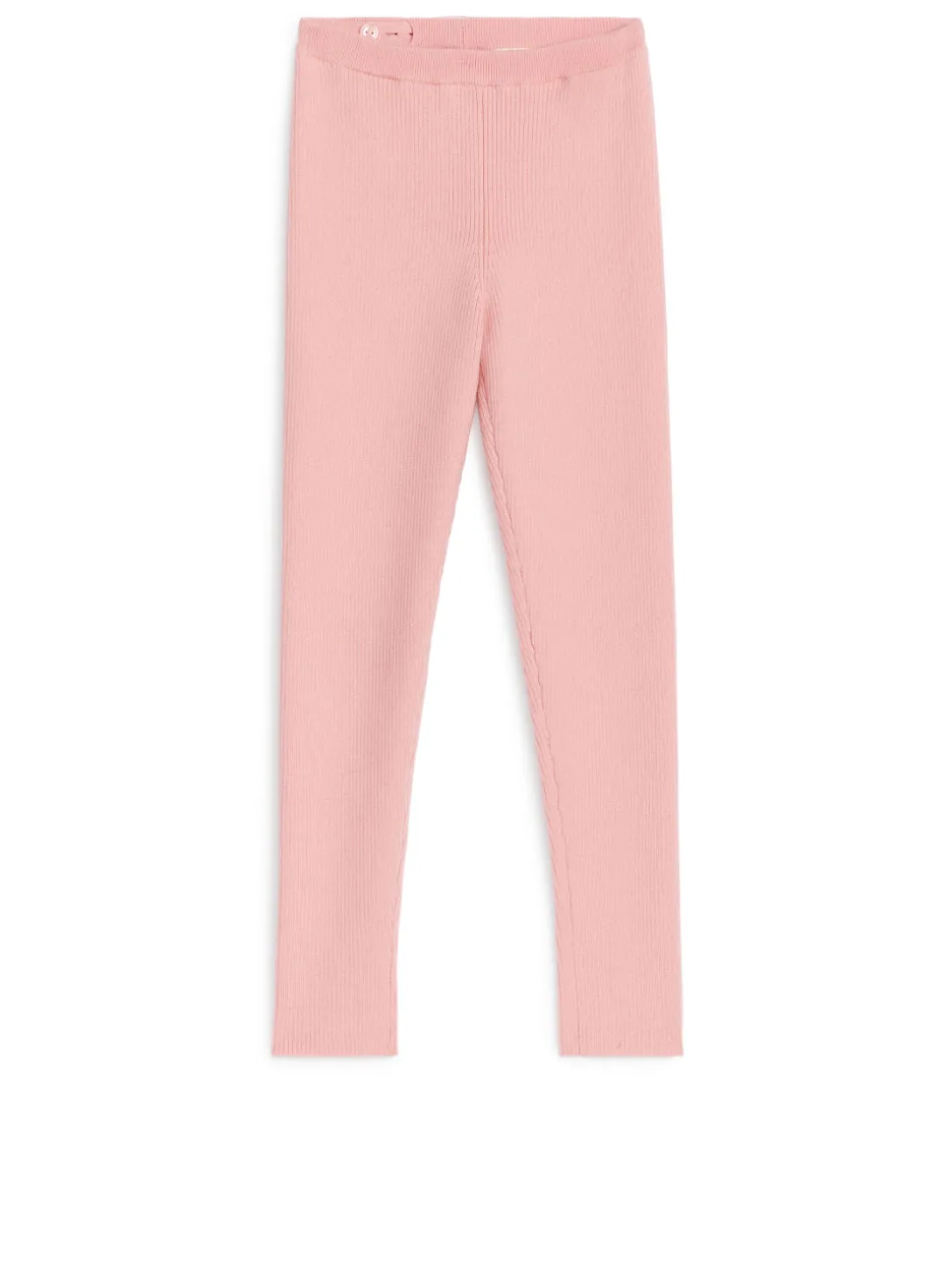 Ribbade Leggings I Ullblandning