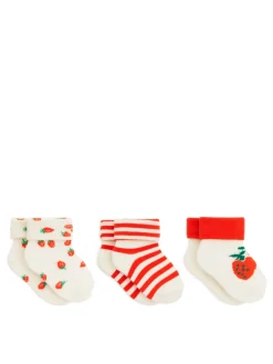 Ribbade Strumpor, 3-pack