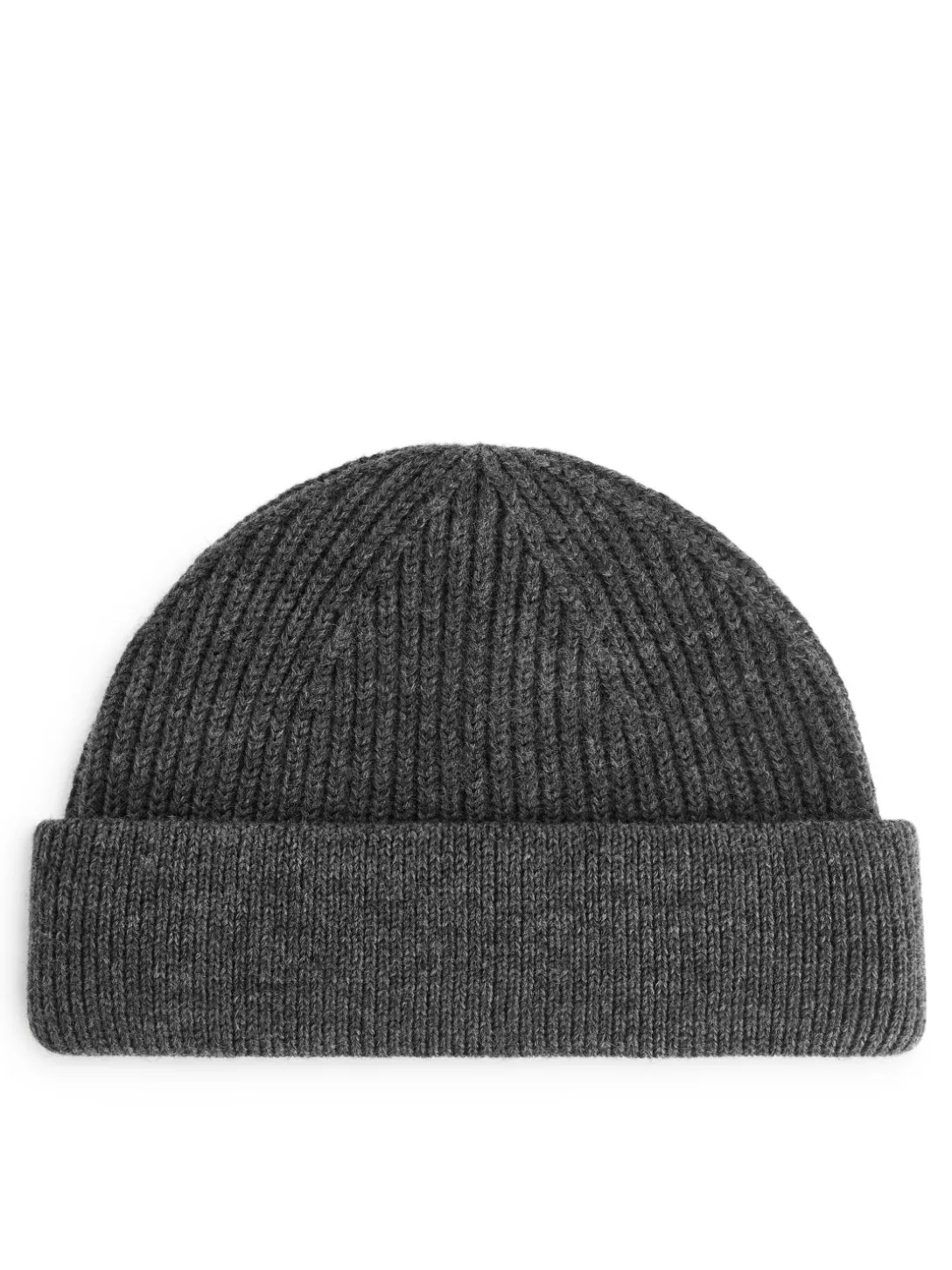 Ribbstickad Beanie I Ullmix