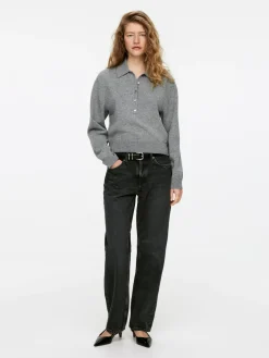 SHORE Jeans Med Låg Midja
