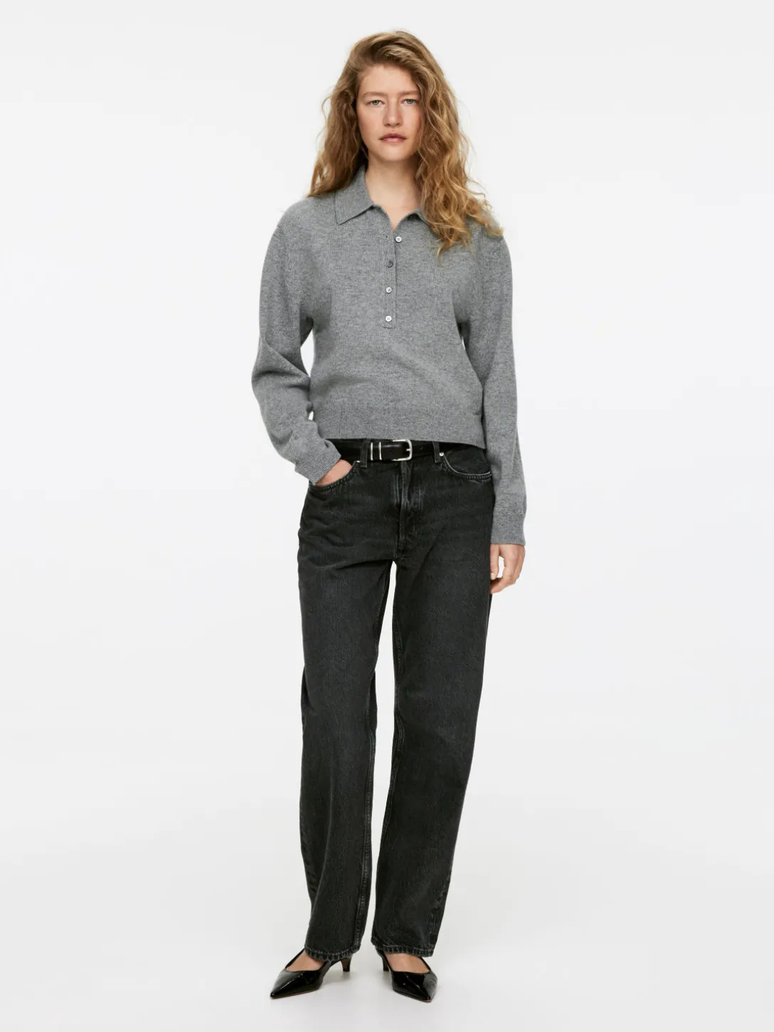SHORE Jeans Med Låg Midja