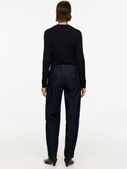 Skräddad Denimbyxa