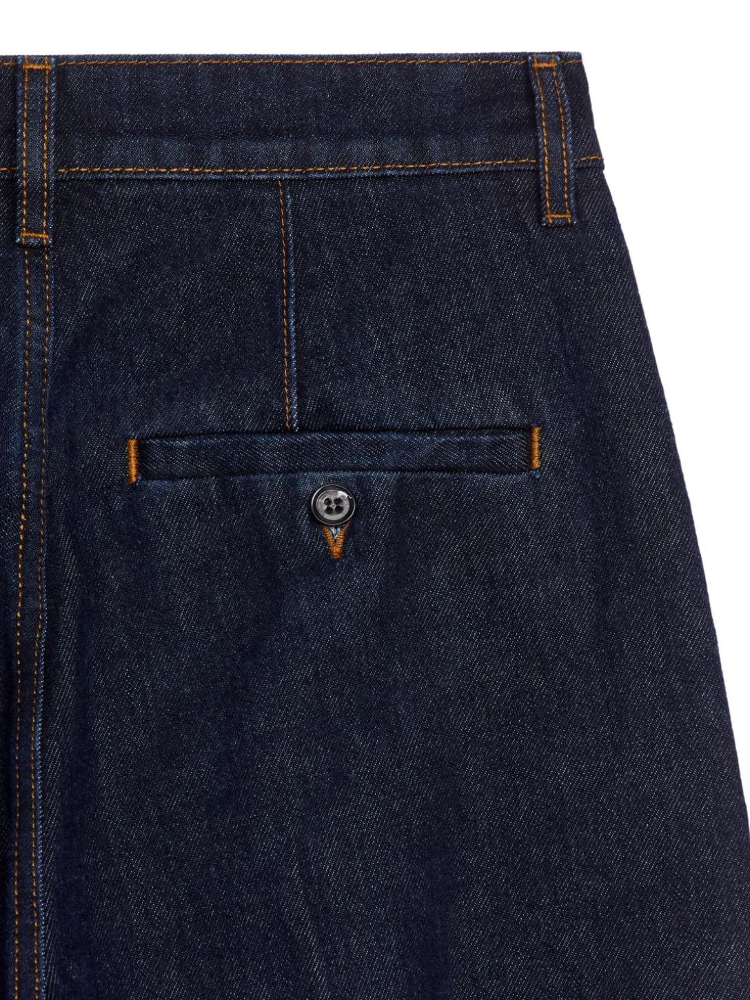 Skräddad Denimbyxa