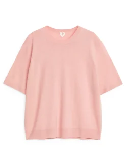 Stickad T-shirt I Merinoull