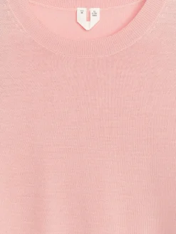 Stickad T-shirt I Merinoull