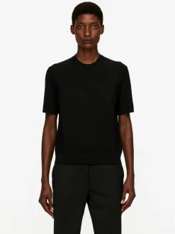 Stickad T-shirt I Merinoull