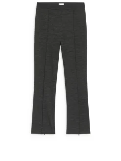 Stretchig Byxa Med Dragkedjor