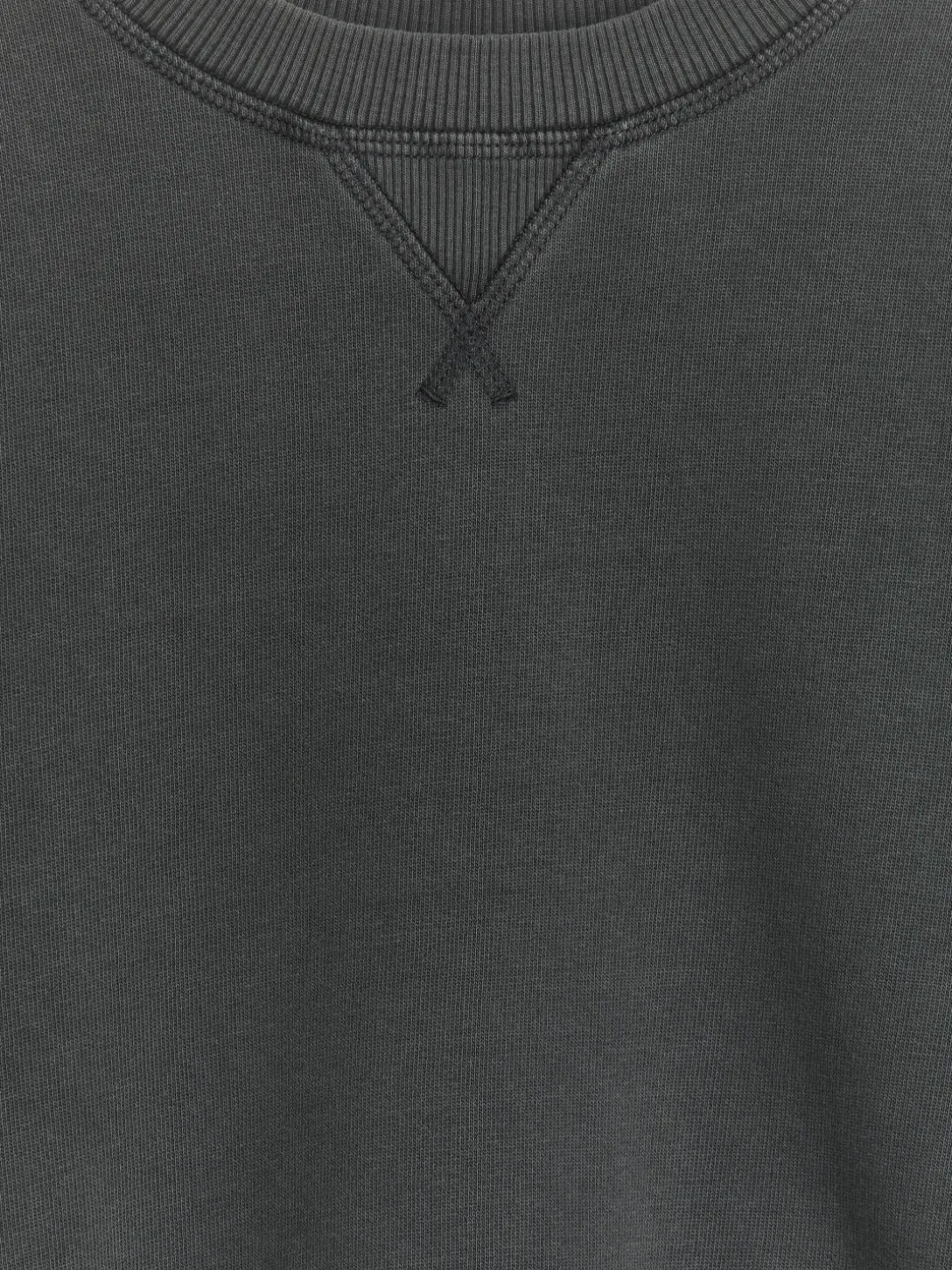 Sweatshirt I Bomull Med Lös Passform