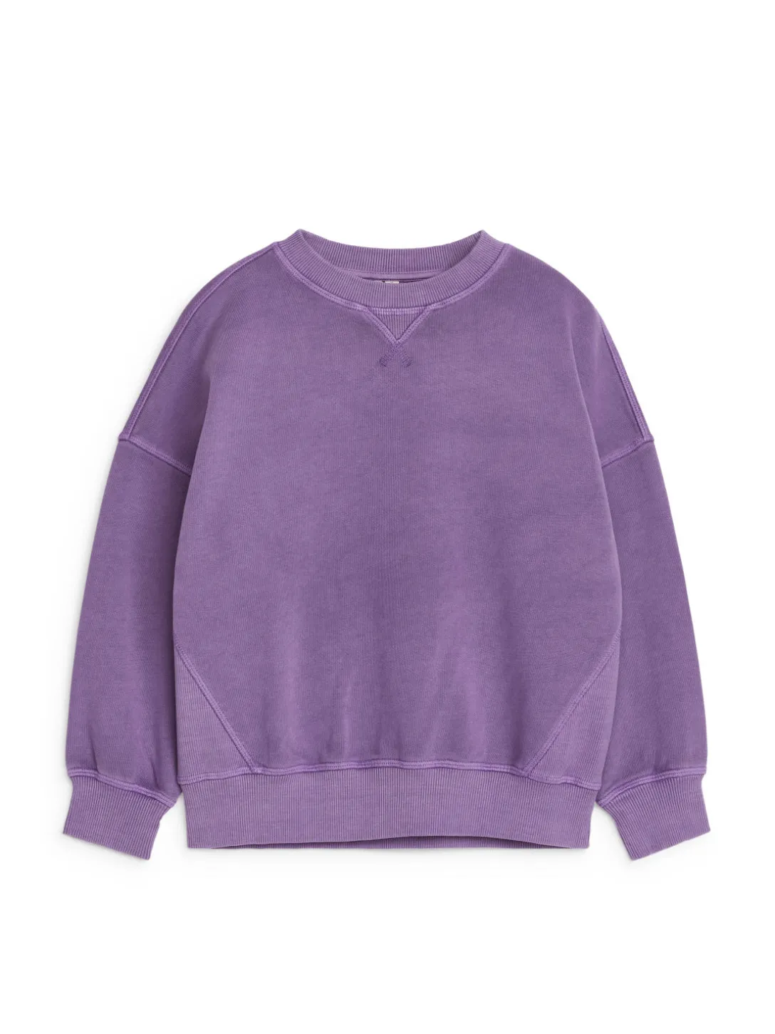 Sweatshirt I Bomull Med Lös Passform