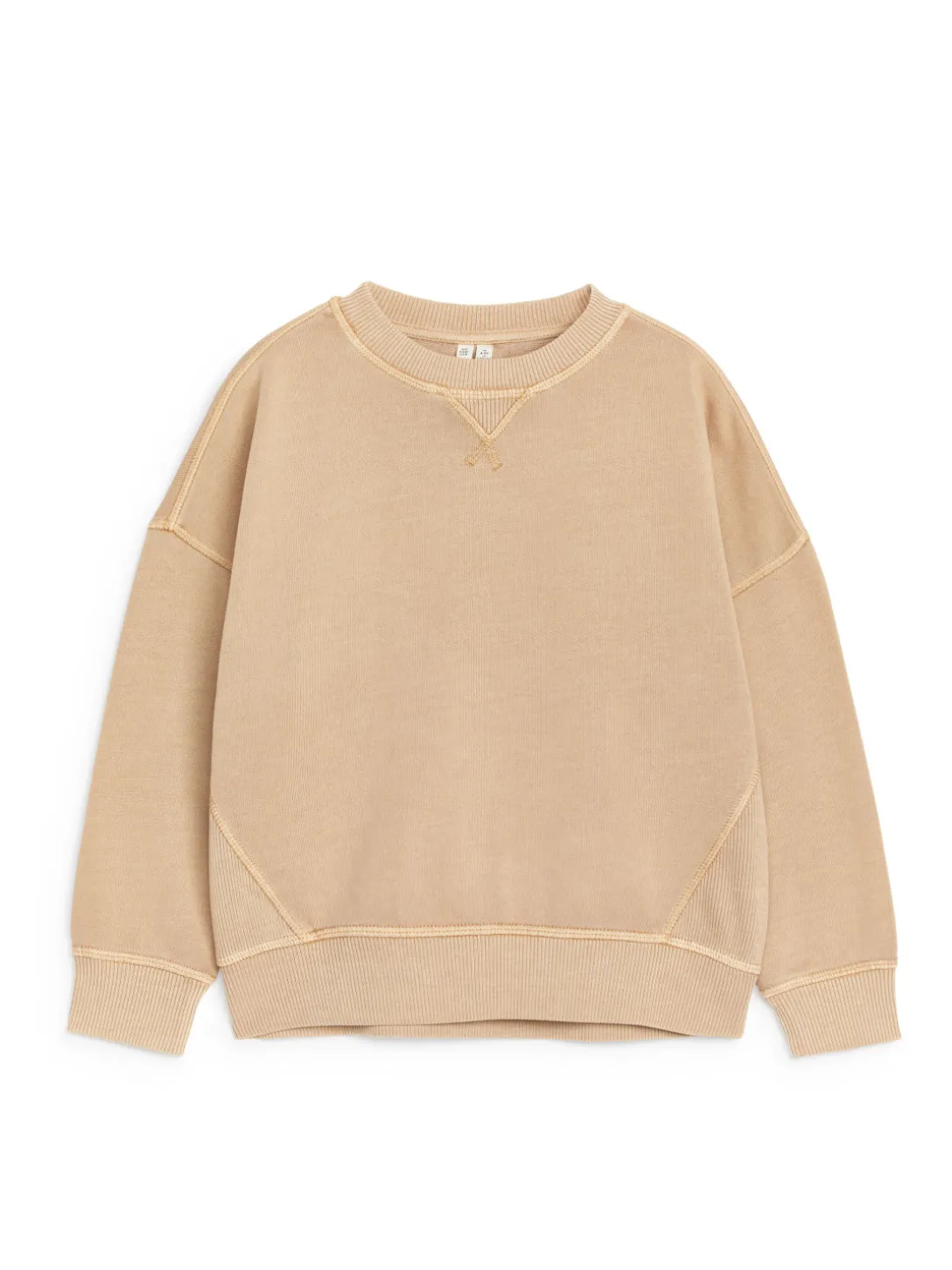 Sweatshirt I Bomull Med Lös Passform