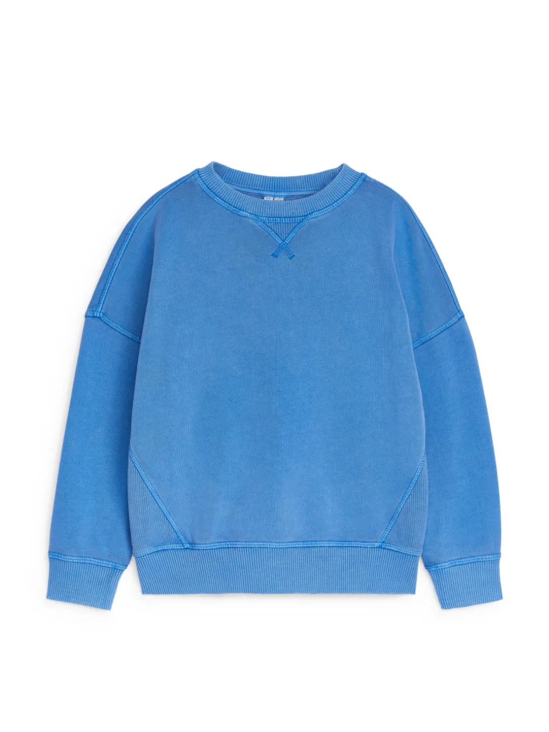 Sweatshirt I Bomull Med Lös Passform