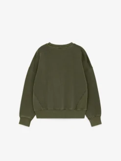 Sweatshirt I Bomull Med Lös Passform