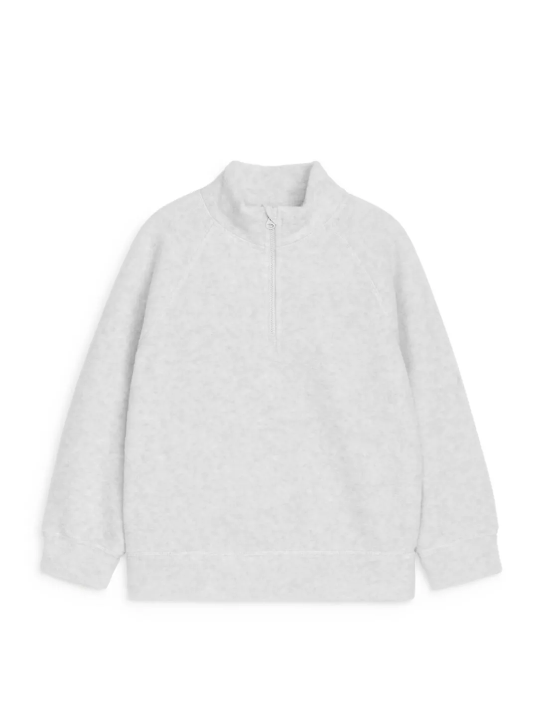 Sweatshirt I Fleece Med Dragkedja