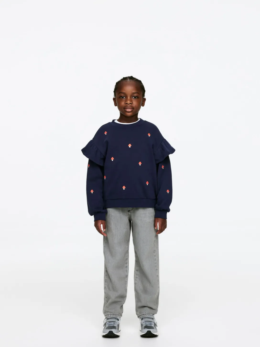 Sweatshirt Med Volanger