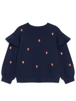 Sweatshirt Med Volanger