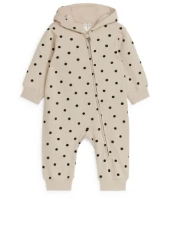 Trikåoverall Med Huva