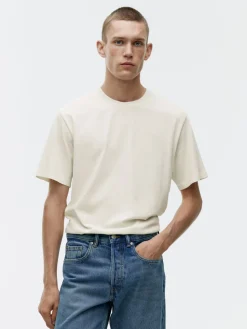 T-shirt I Bomullstrikå
