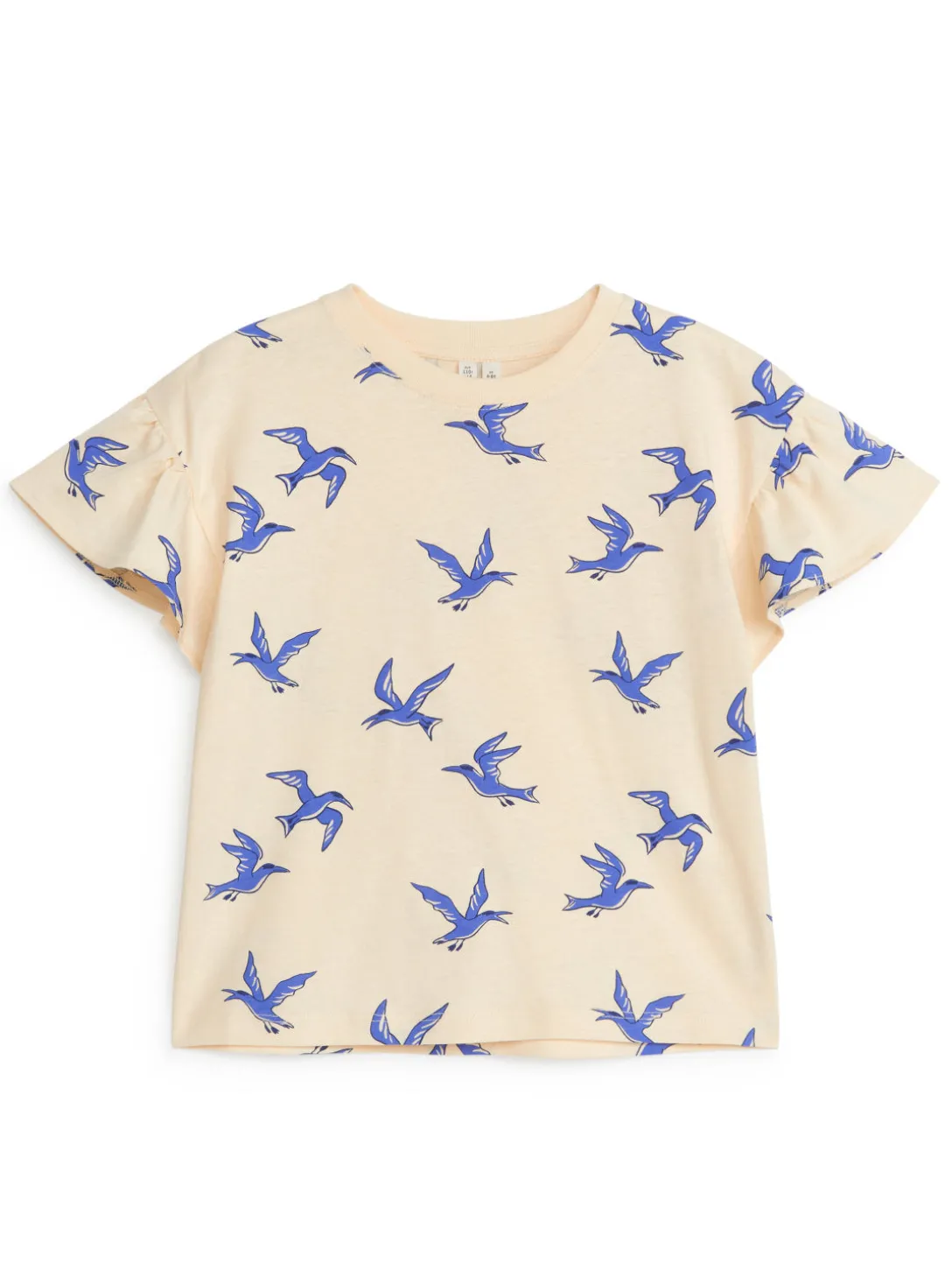 T-shirt Med Volangärm