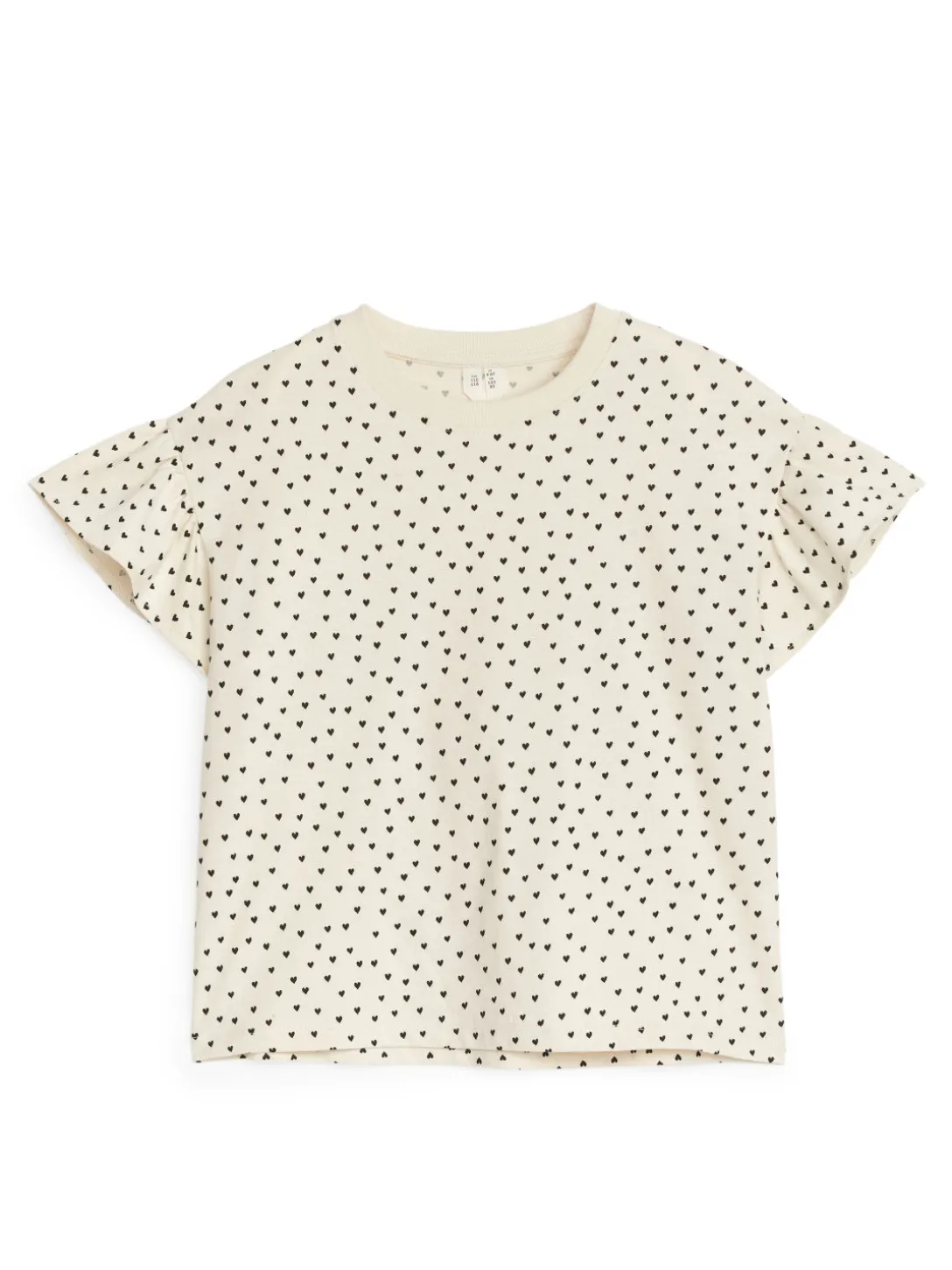 T-shirt Med Volangärm