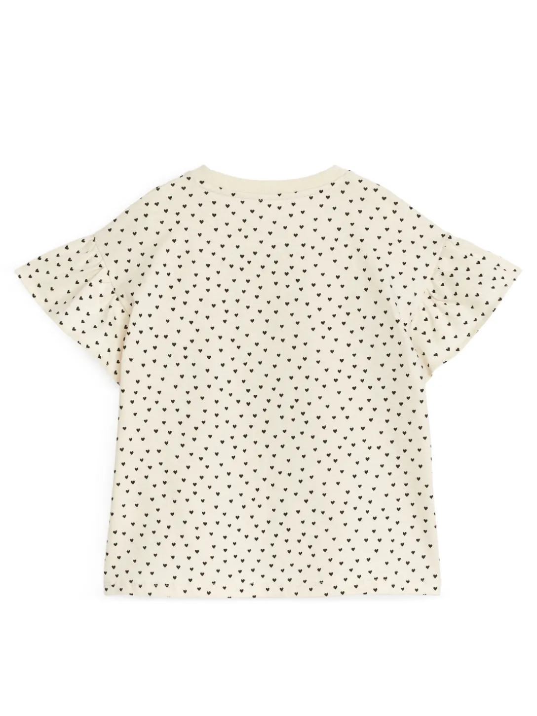 T-shirt Med Volangärm
