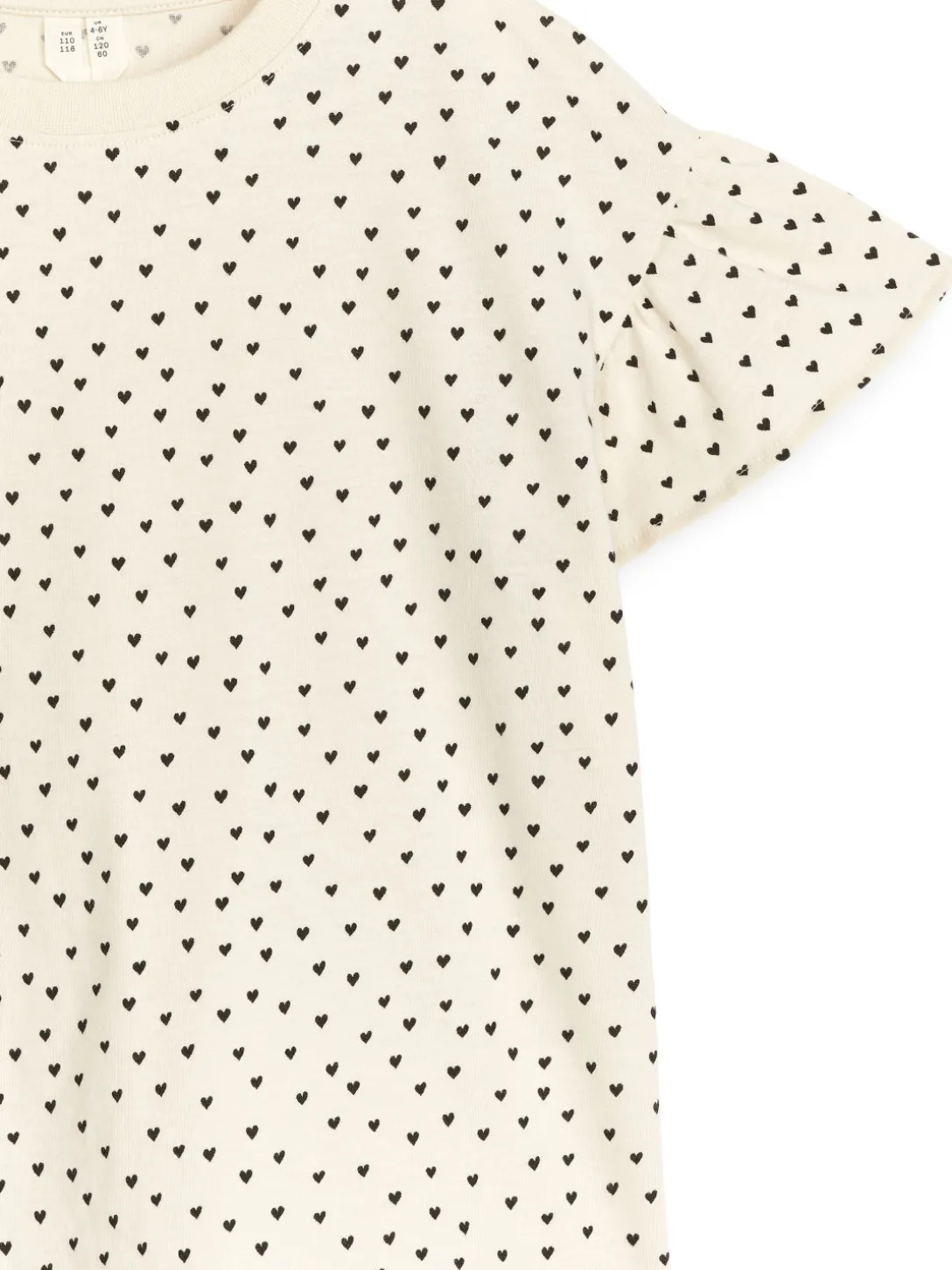 T-shirt Med Volangärm
