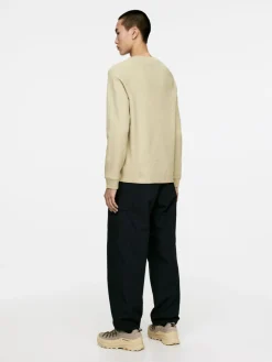 Våffelstickad Sweatshirt