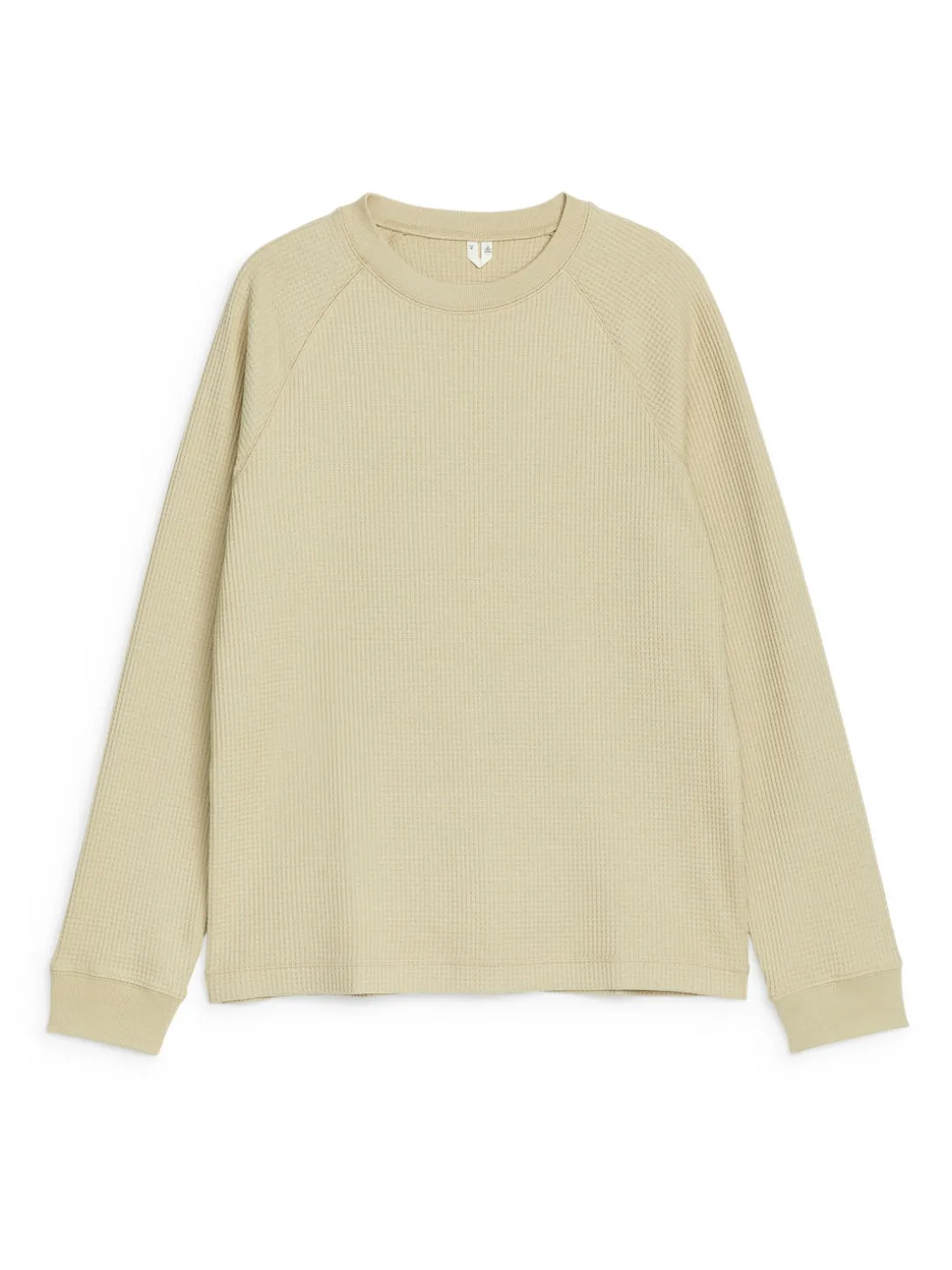 Våffelstickad Sweatshirt